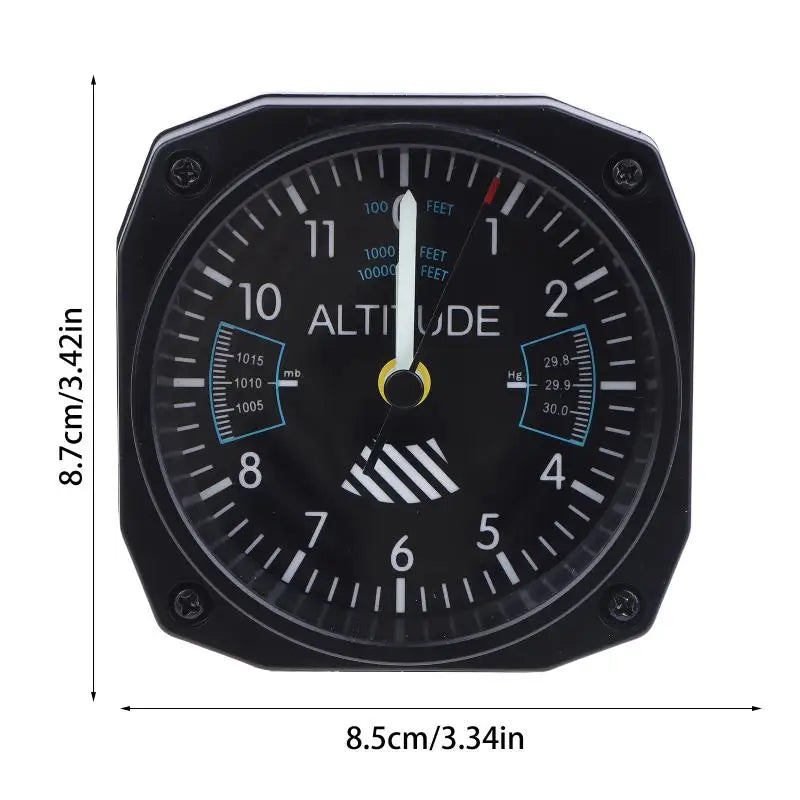 Aircraft Instrument Simulation Clock; Essential Accessory for Aviation Flight Simulator